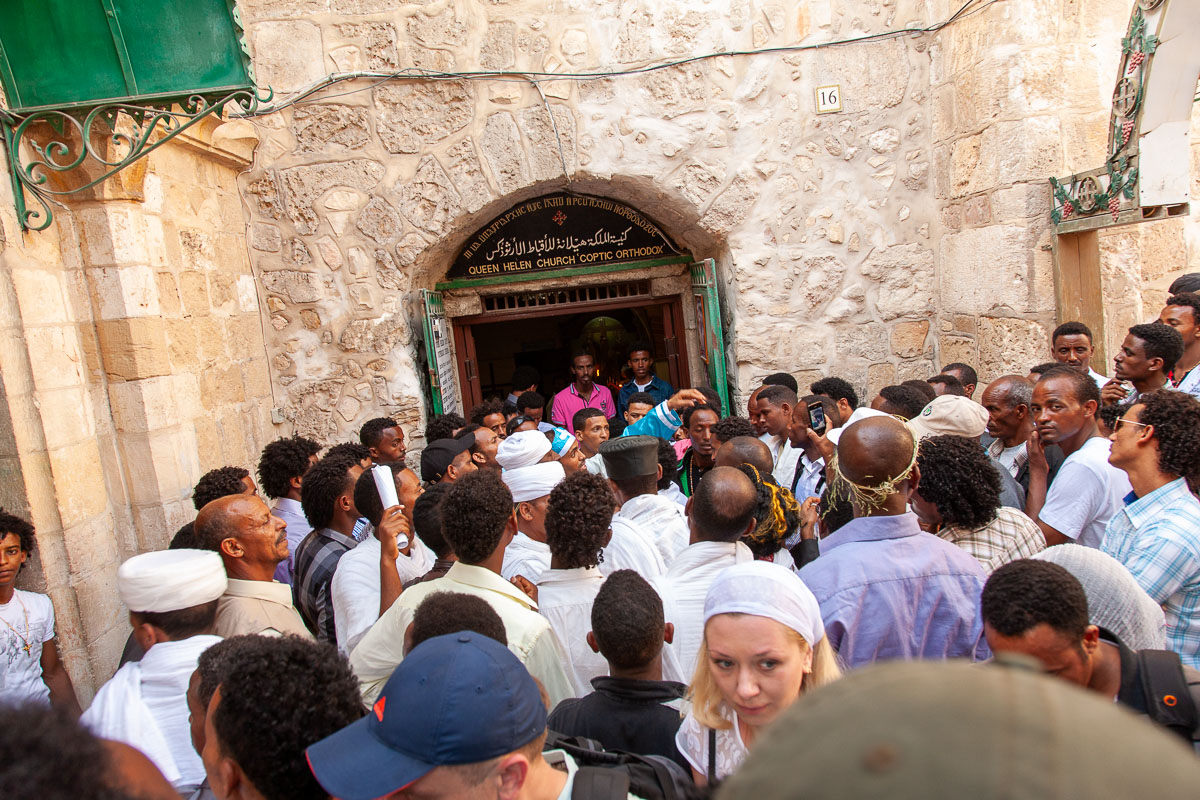 Christian Pilgrims in Jerusalem