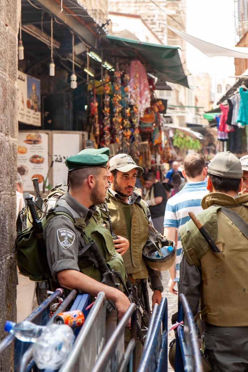 Street Photography in Jerusalem: Soldiers