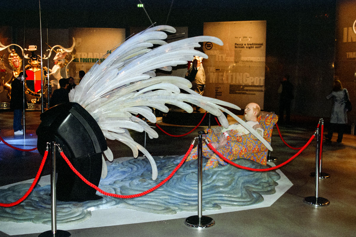 Exhibits Inside the Millennium Dome