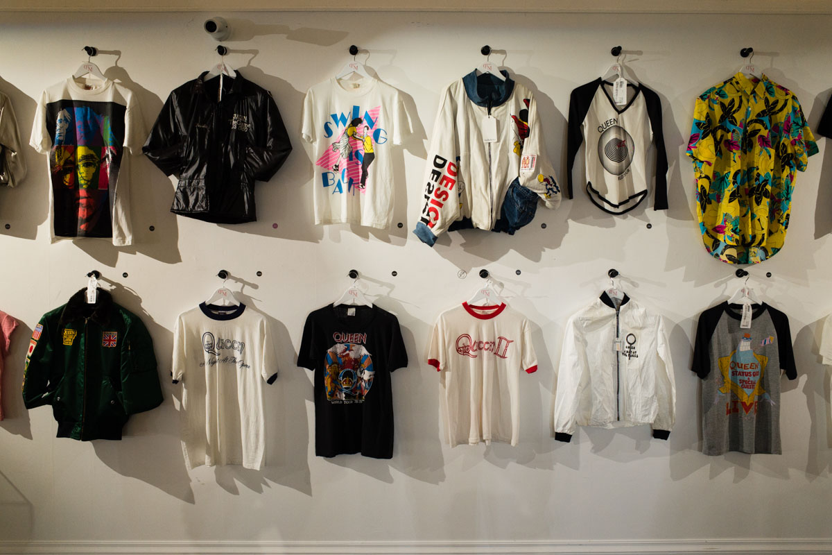 Sotheby's Freddie Mercury Exhibition: T-Shirts