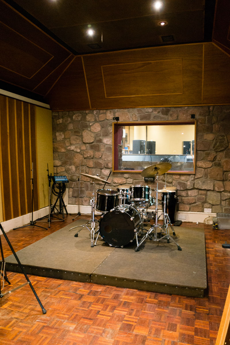 Drum Kit Inside Rockfield Studios