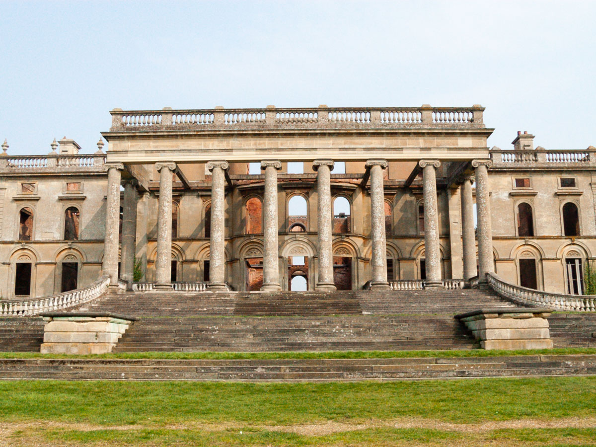 Witley Court Before the Garden Restoration: South Portico