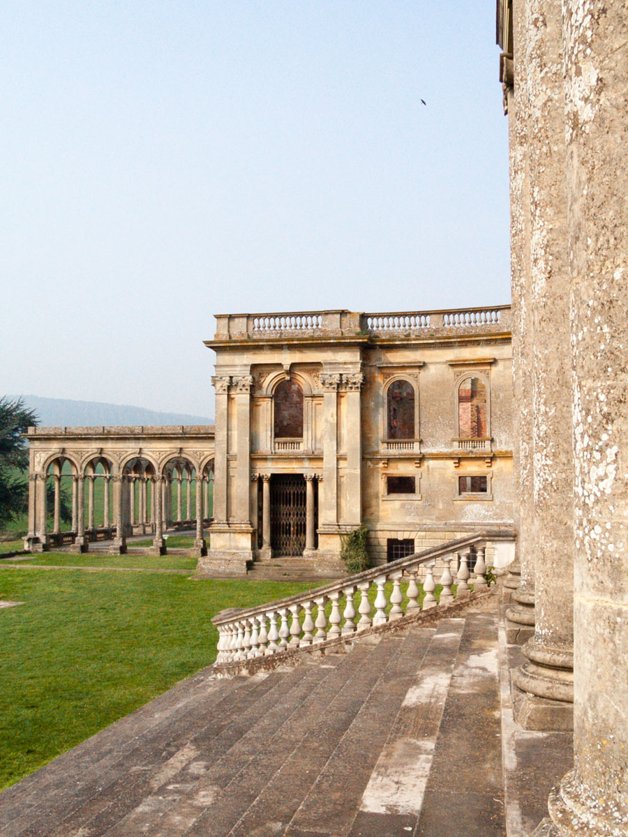 Witley Court Before the Garden Restoration: South Portico