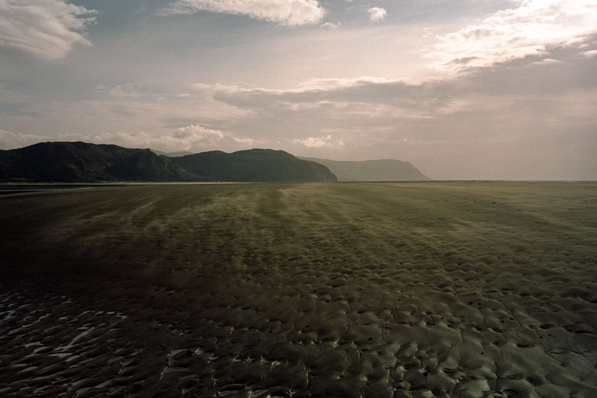 Wind, Sand, and Light on the Welsh Coast.