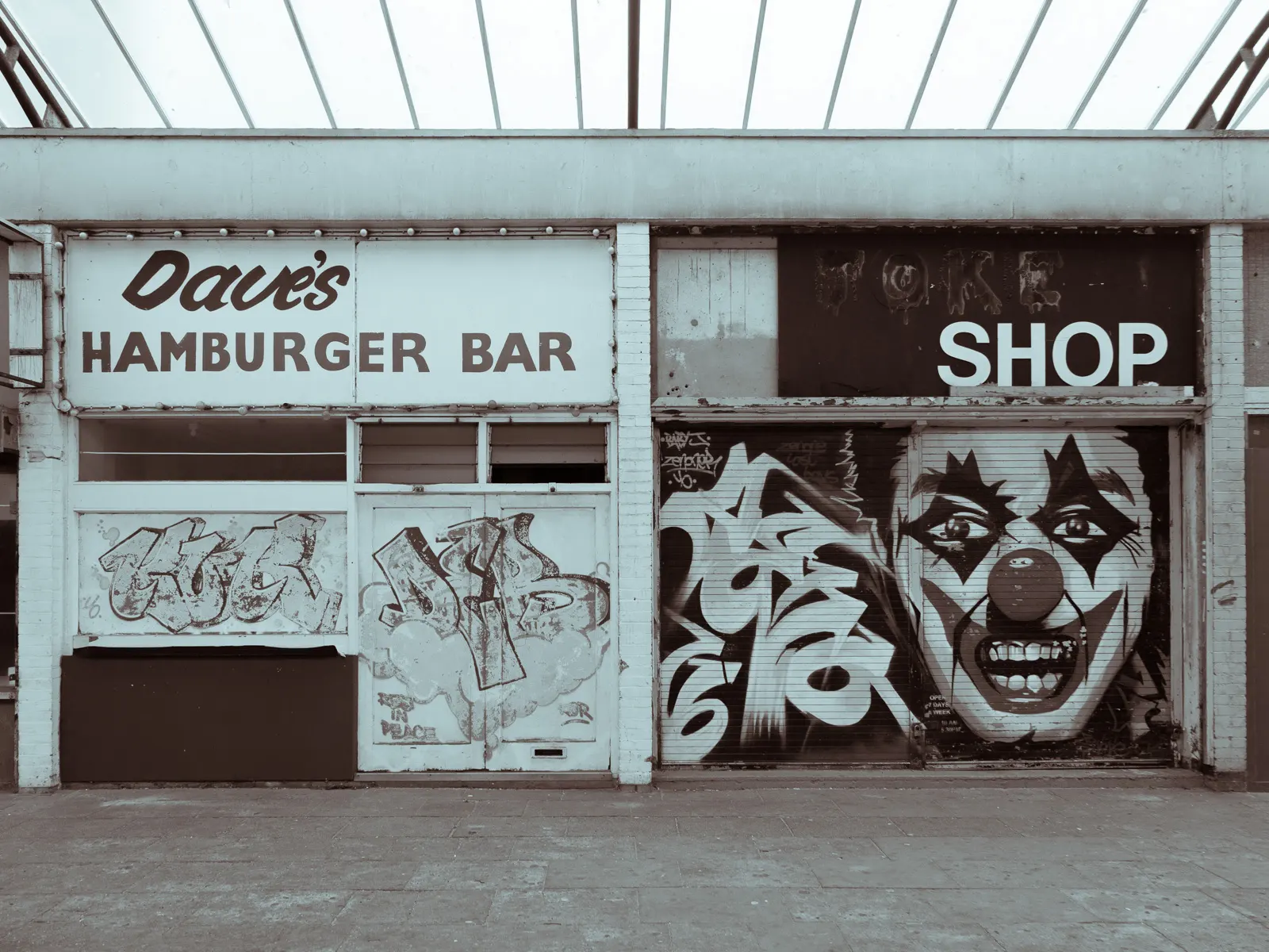 Margate's Arlington Arcade abandoned shops