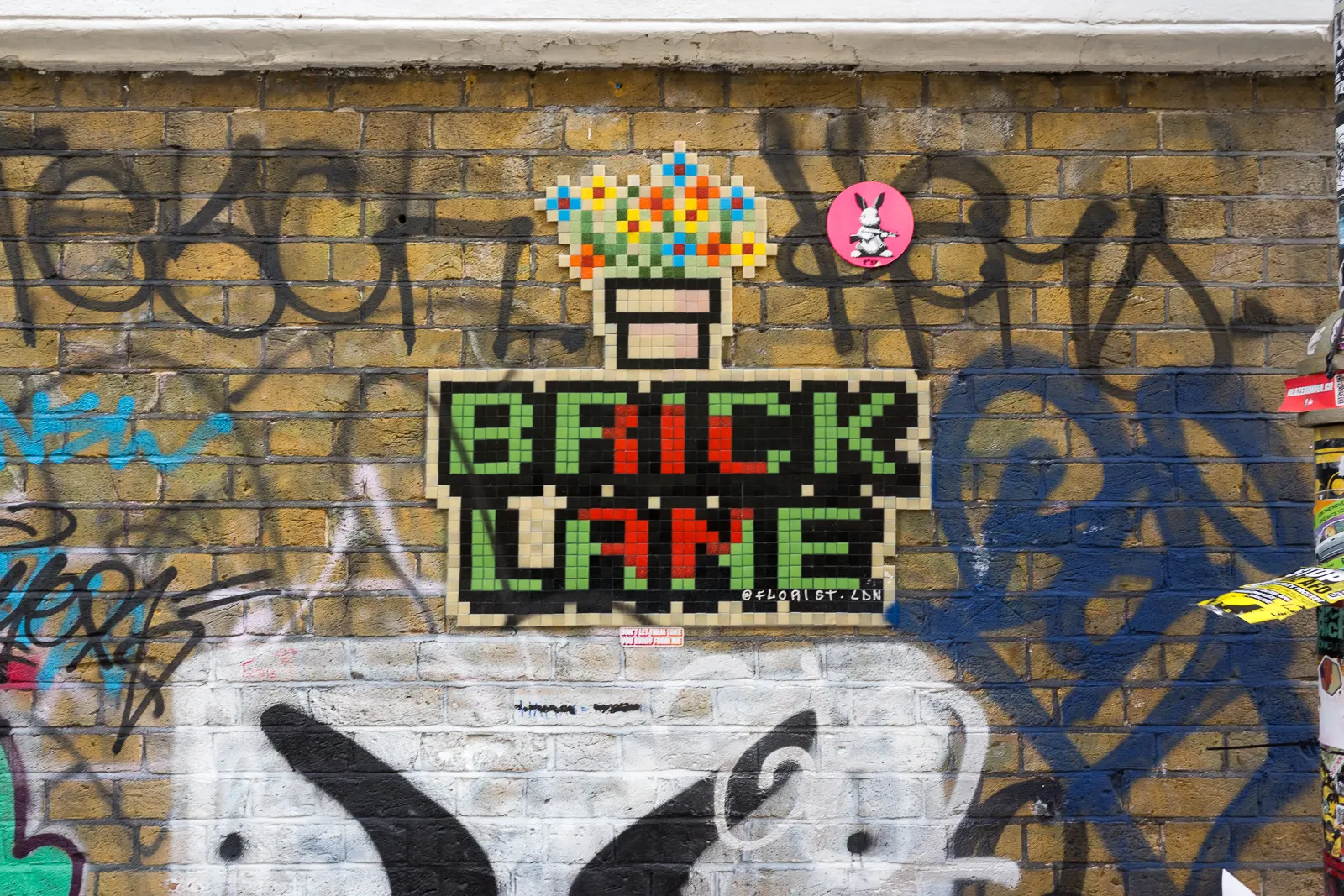 Graffiti and street art, Brick Lane, London