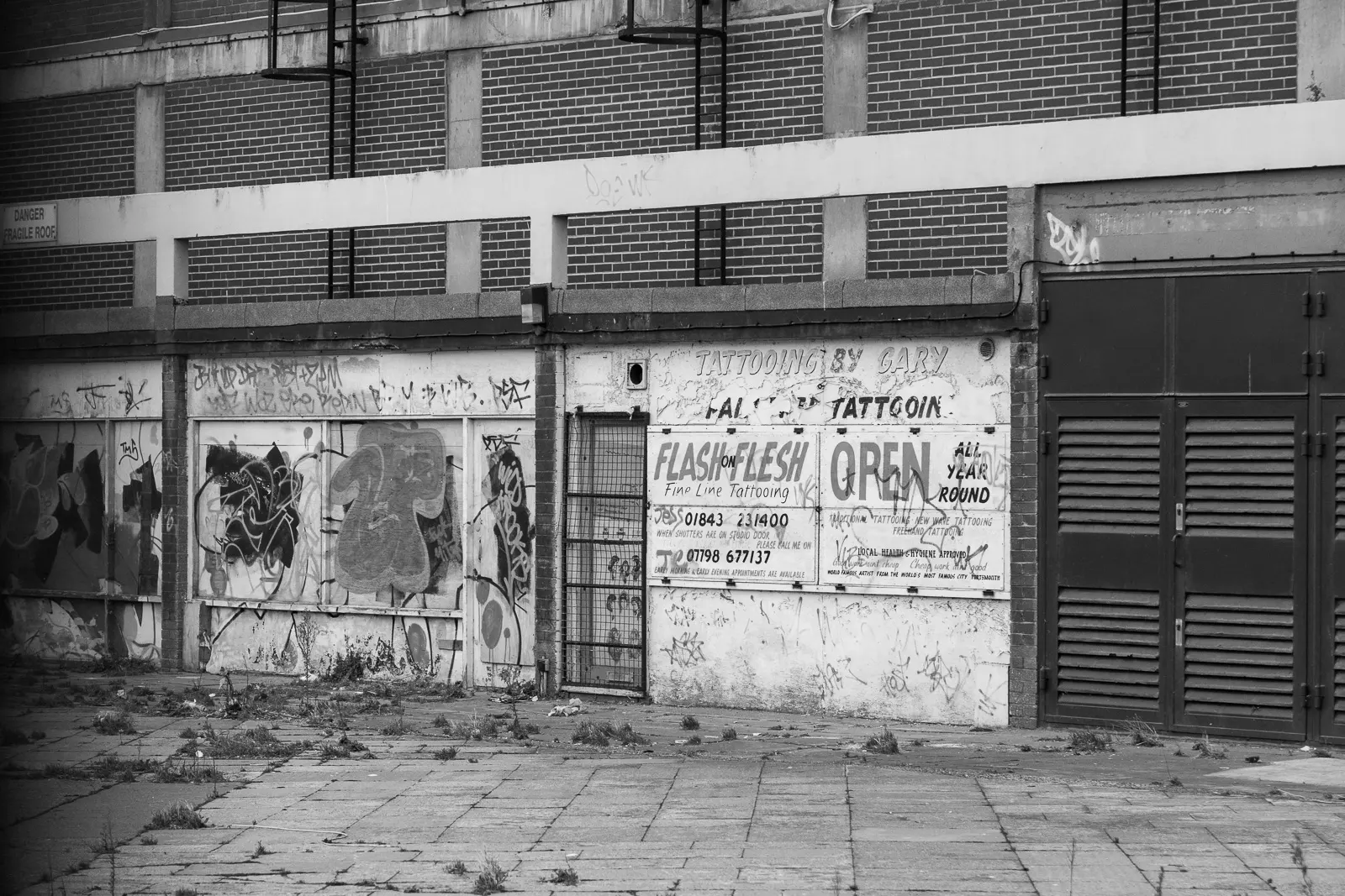 Arlington Arcade, Margate before regeneration