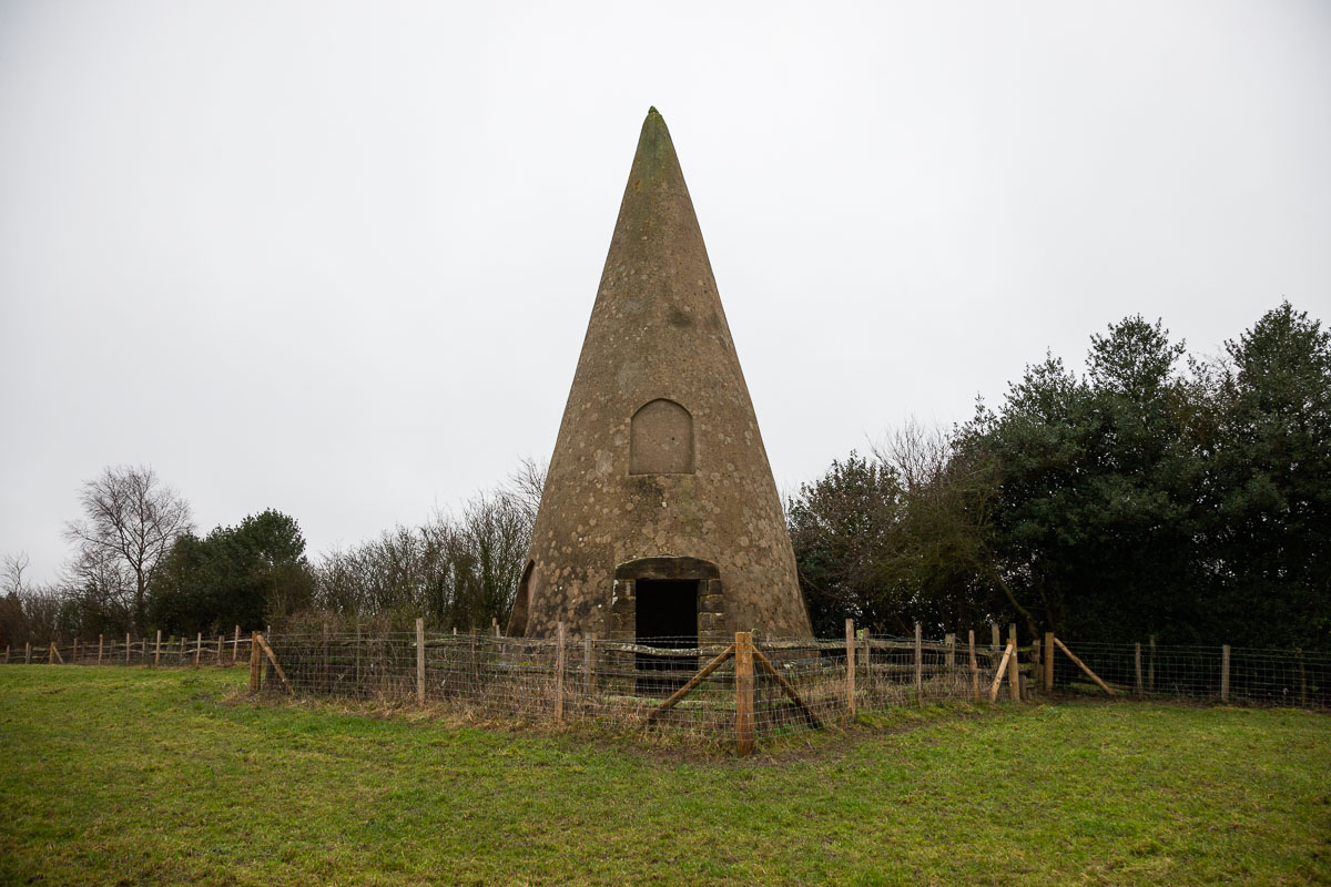 The Sugar Loaf, a cone-shaped folly near Wood’s Corner, built by Fuller and visible for miles