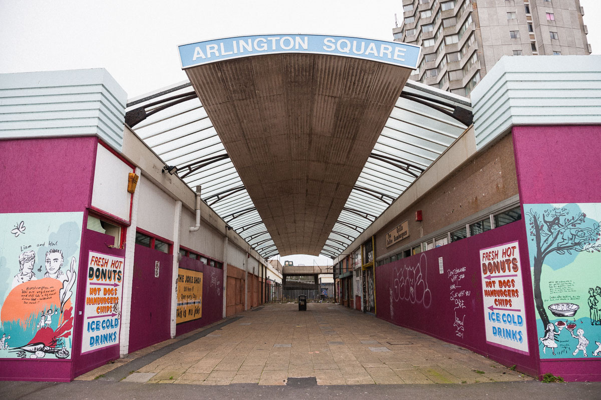 Margate's Arlington Arcade abandoned shops