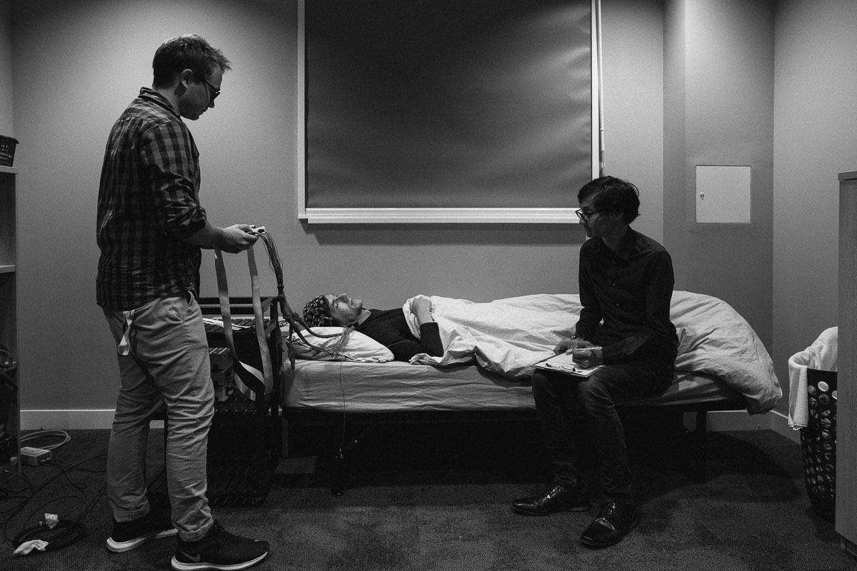 Researchers often use EEG equipment to study how sleep boosts memory and creativity