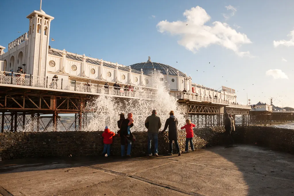Brighton Pier today attracts large crowds, who enjoy the vibrant seaside atmosphere