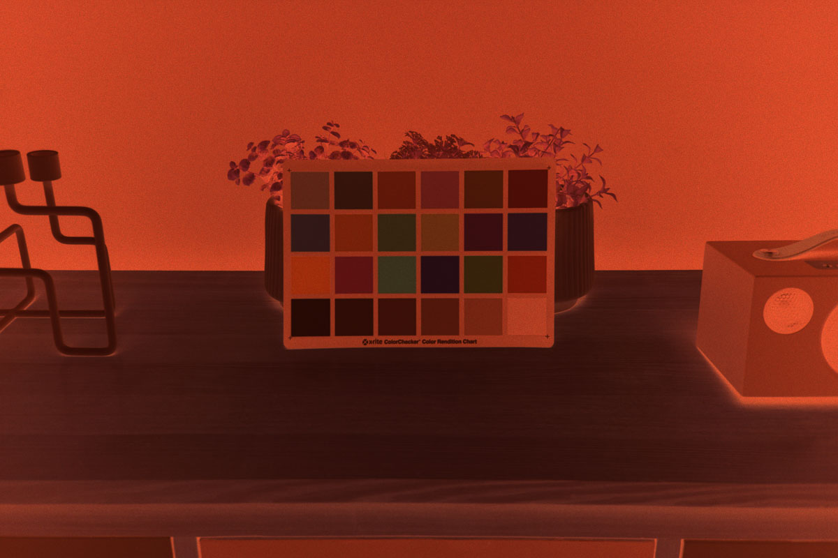 A colour negative with a linear gamma 1.0 profile